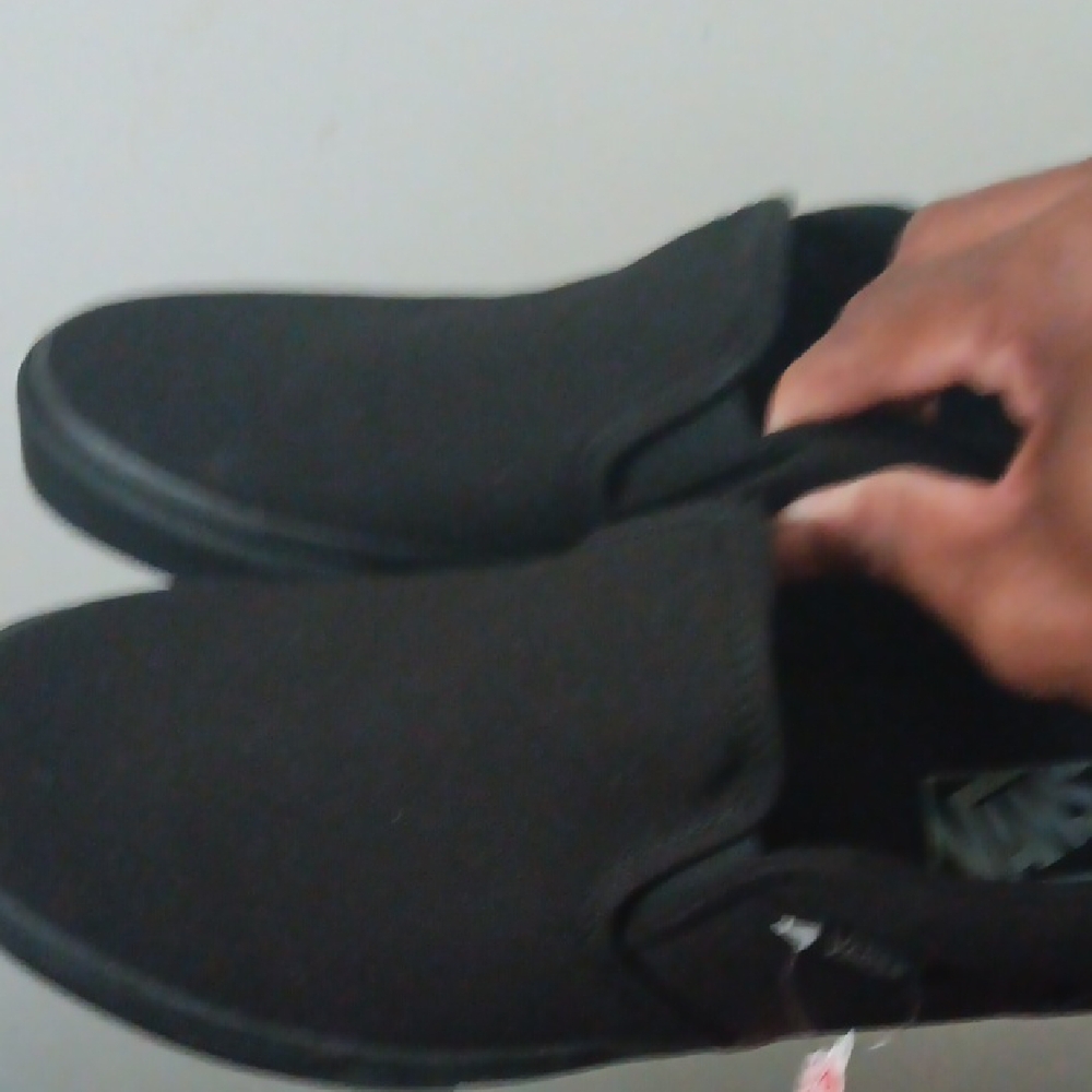 Men's Black Slip-On Shoes